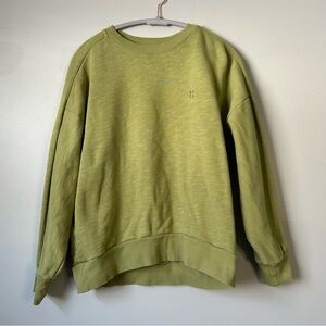 Sweaty Betty essentials green fern crewneck size medium